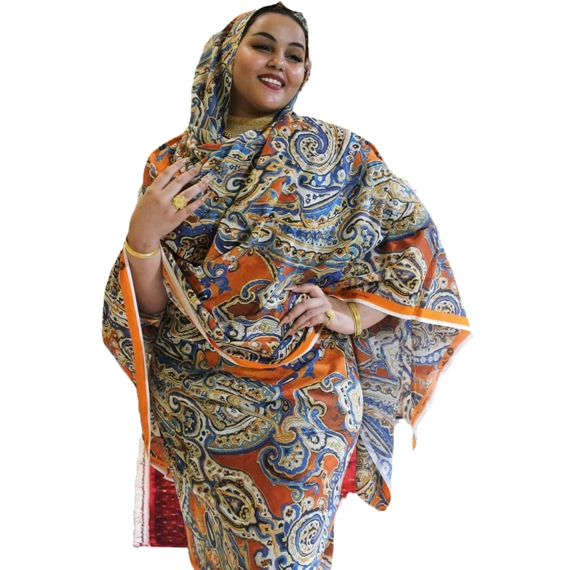 Customized 100% Cotton Sudan Toub For Women 2023 New Arrival Swiss Voile Fabric Multi Colors African Dress