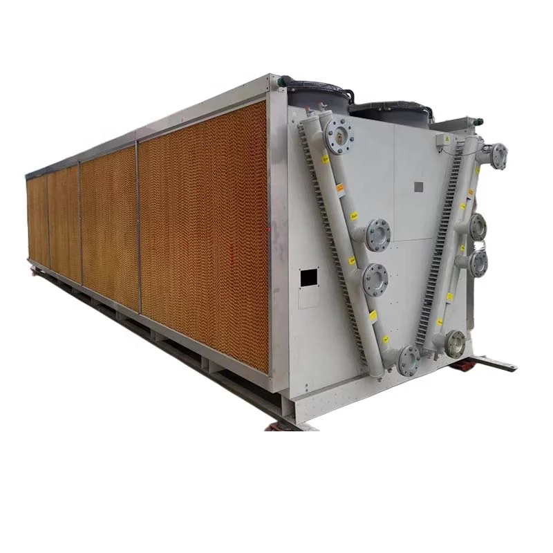 free cooling Heat Exchanger for Dielectric Cooling Fluid with 3D Drawing adiabatic cooling system