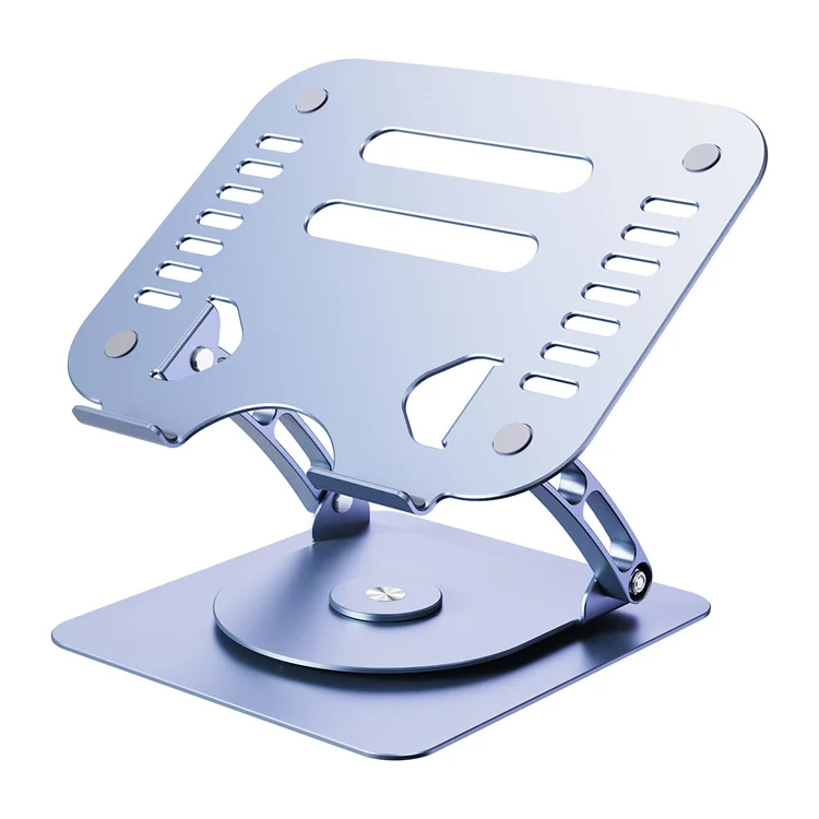 update standing metal laptop stand laptop stand bracket with 360 rotating base