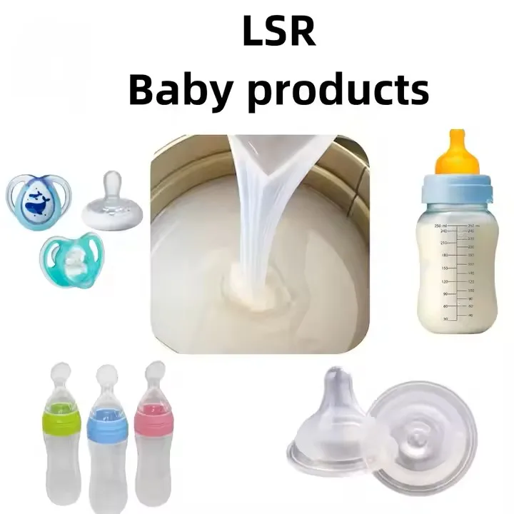 Platinum Silicone Rubber Liquid Silicone Rubber LSR for Making Food Mold Babay Care Nipple Teat and toys