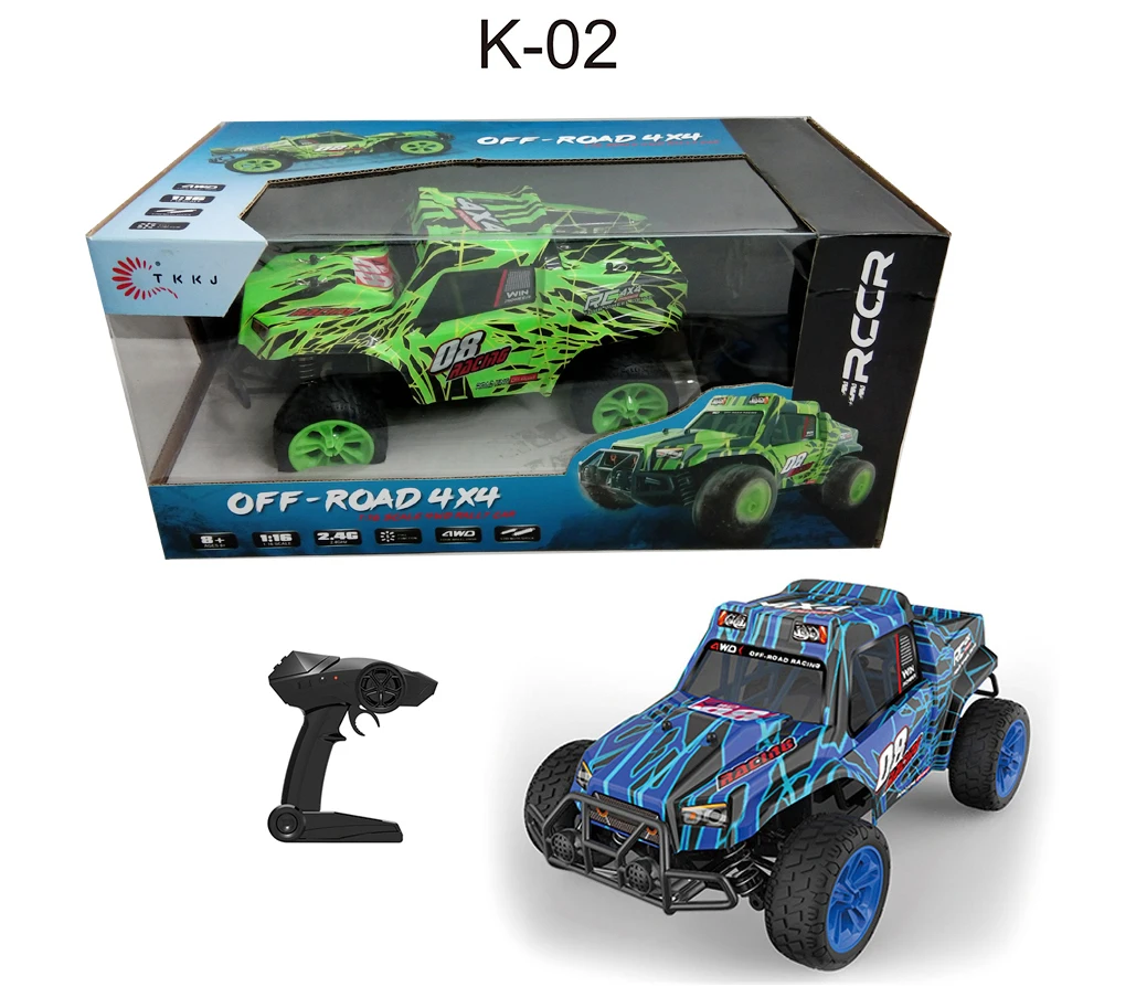 TKKJ 2020 RC 1:16 4WD Rally Car power style car 25KM/H 2.4G Remote Control Toys
