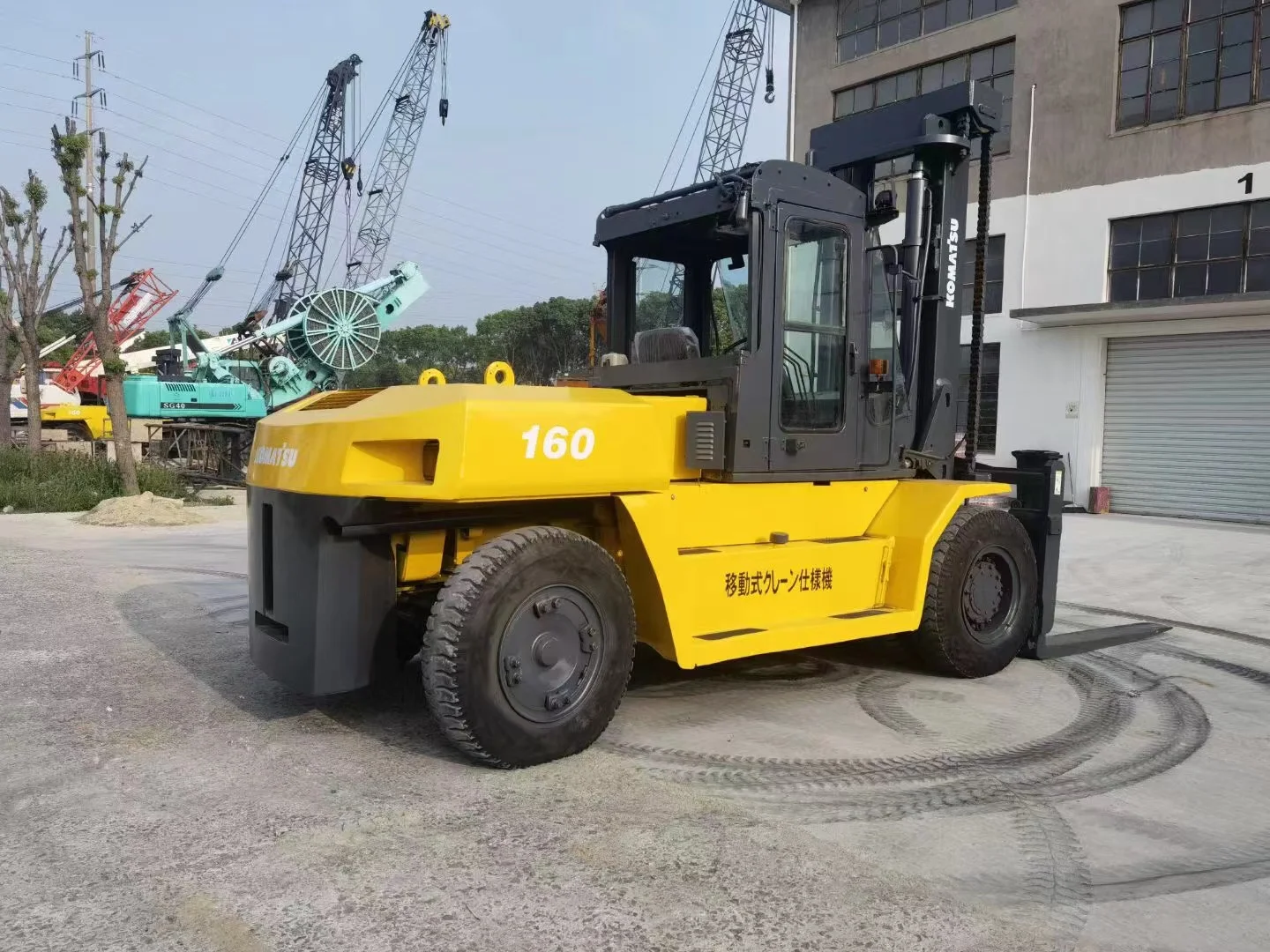 High Quality 16 Ton KOMATSU 160 Used Forklift Truck