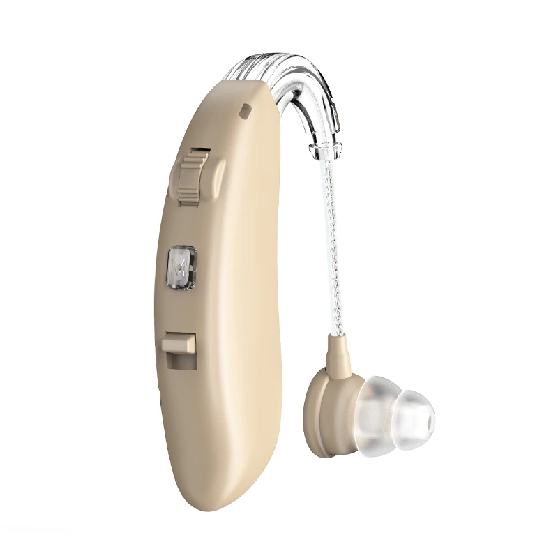 Update Behind The Ear Air Hearing Aids Rechargeable Hearing Aid BTE For Mild to Moderate Hearing Loss