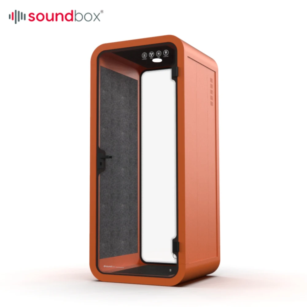 Private Soundproof Telephone Booth Office Best Pod Smoking Indoor Single Person Phone Work Pod Acoustic Cabine