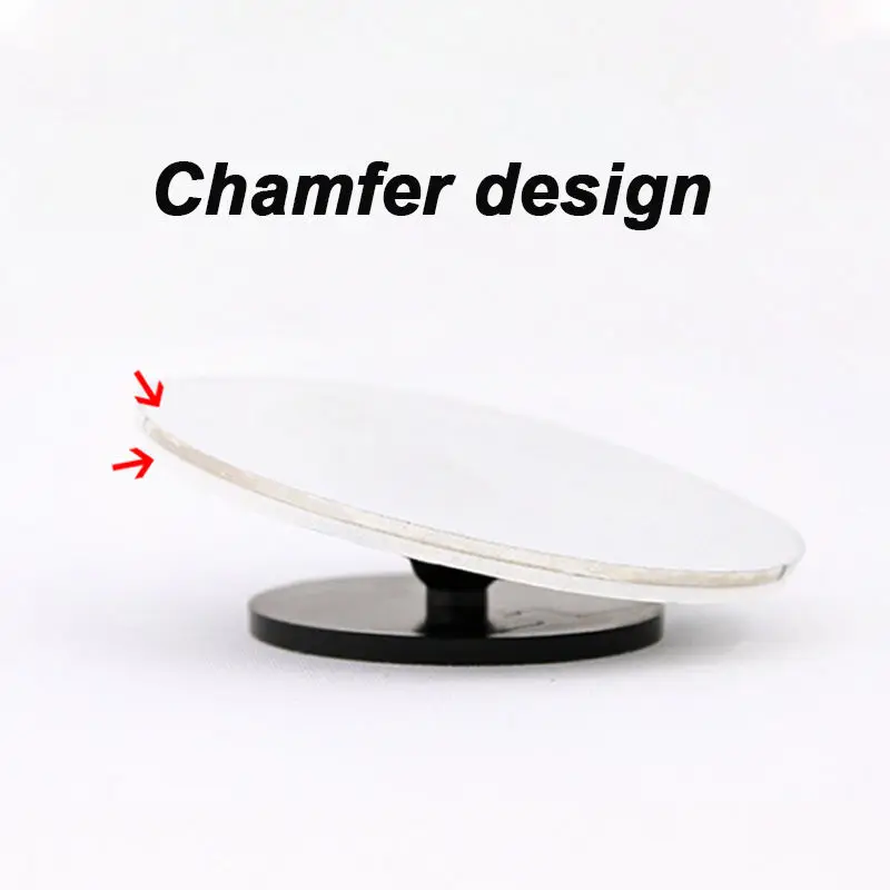 360 Degree Wide Angle Adjustable Rotation Round Hd Frameless Convex Car Rear View Mirror Blind Spot