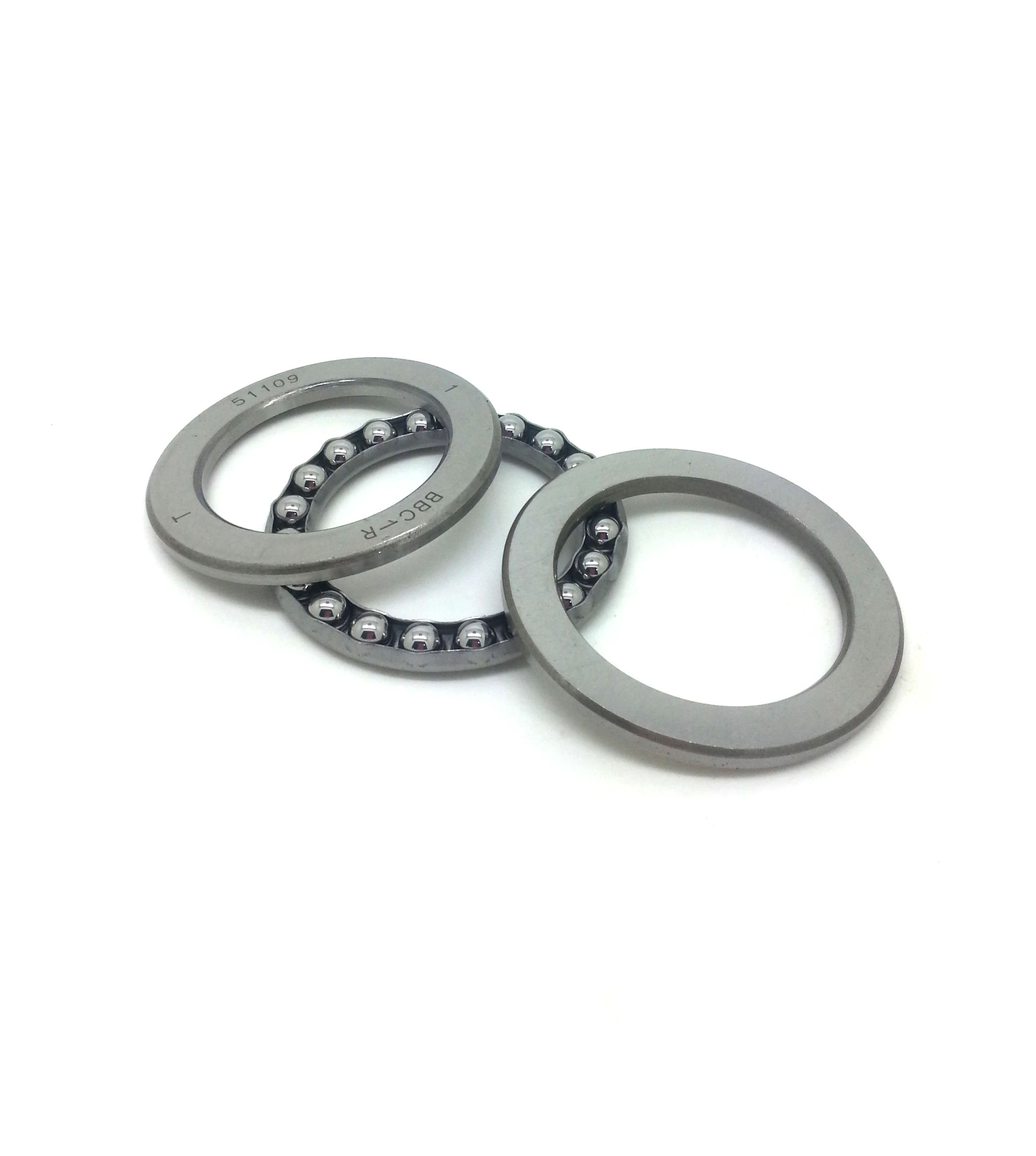 35*52*12mm 0.066kg weight steel cage thrust ball bearing 51107