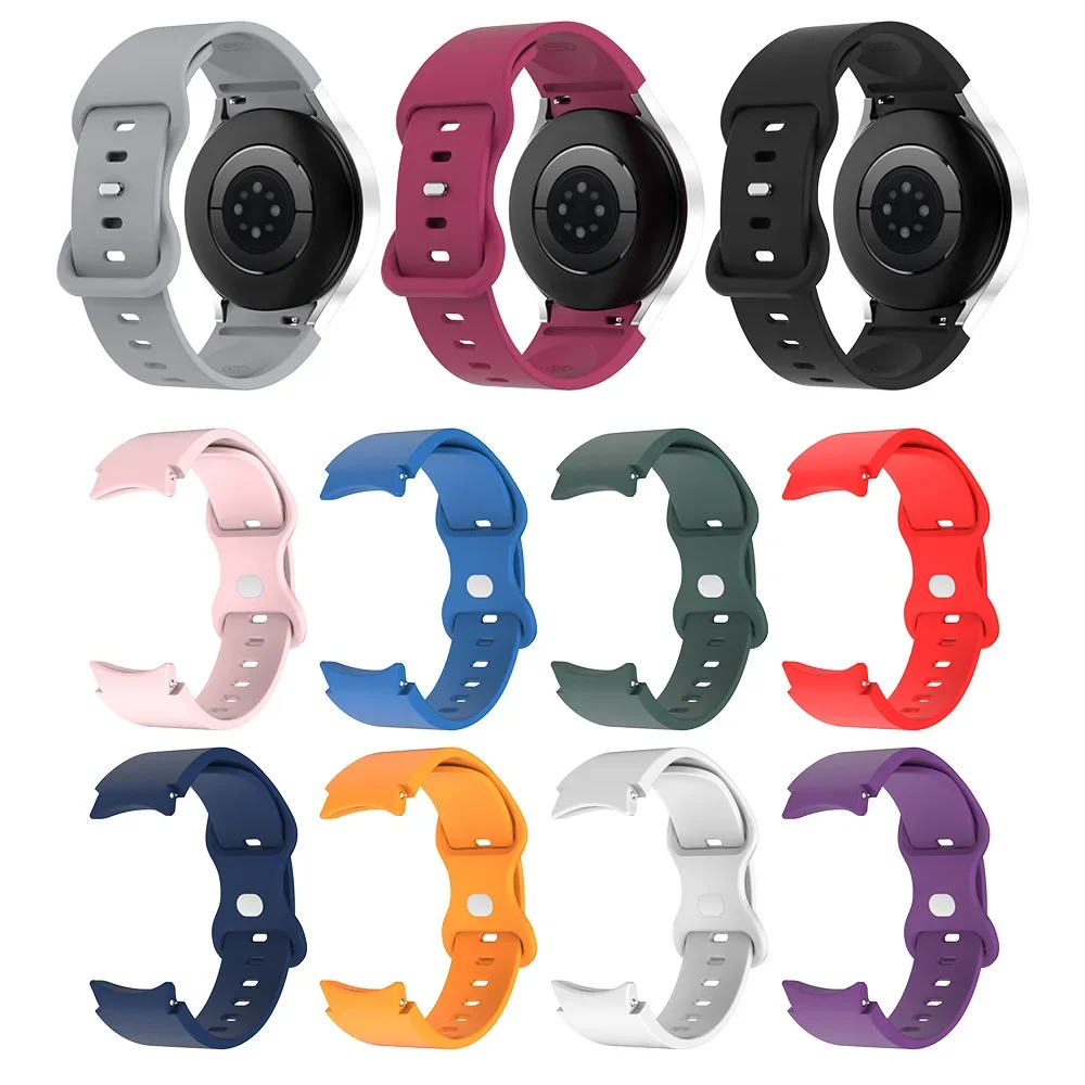 CAOWTAN No Gaps Sport Strap 5 Pro 45mm Bracelet for Samsung Watch Galaxy 6 5 4 44mm 40 43 47 42 46mm Classic  4 6 Silicone Bands