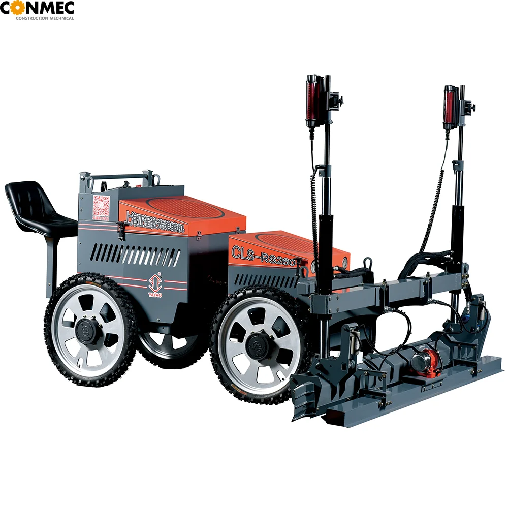 Manufacture From Supplies Concrete Ride on Laser Screed and Flat Levelling Machines Torque Motor Controlled Vibration System