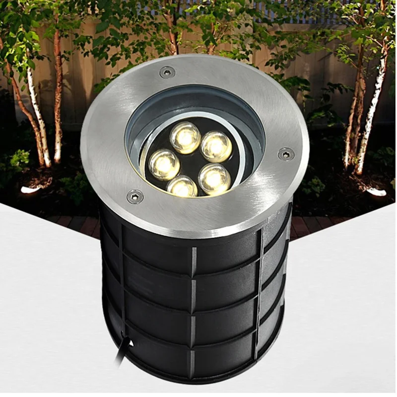 3W 5W 9W 12W 15W 18W Adjustable Angle LED Underground Lamp Outdoor Ground Garden Path Floor Buried Yard Spot Landscape Lighting