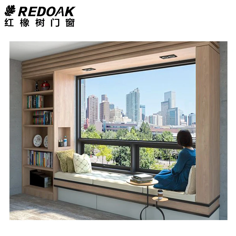 REDOAK Modern Auto Sliding Window Sensor Magnetic Automatic Lifting Glass Window Smart Glass Film Switchable Glass Aluminum