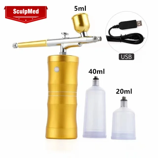 Hot Selling Cake Decoration Tattoos Nail Art Face Care Portable Airbrush Gun Set