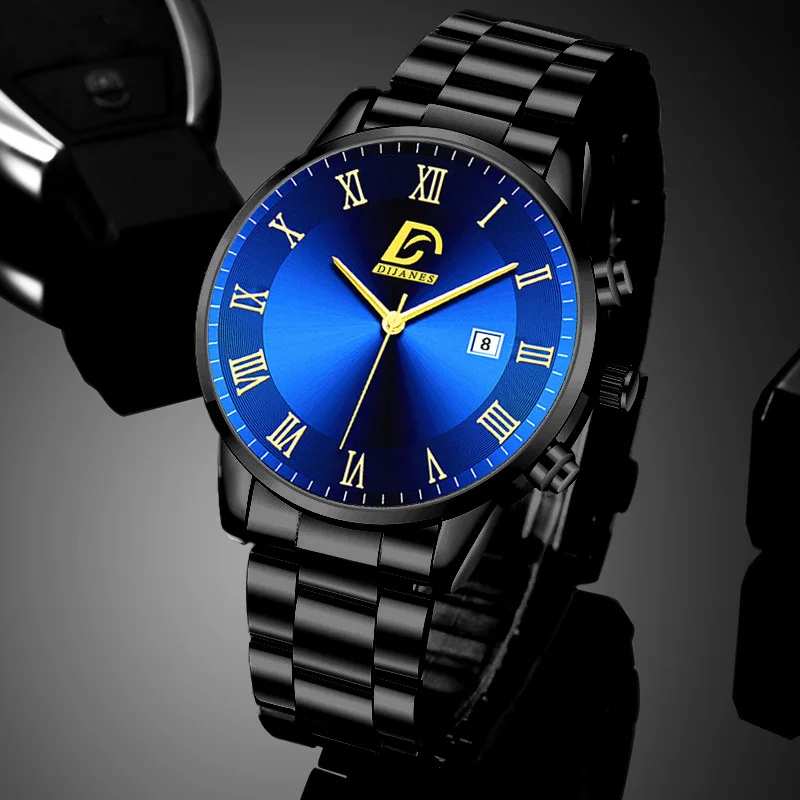 Classic Style Hot Top Brand Stainless Steel Quartz Movement Watch