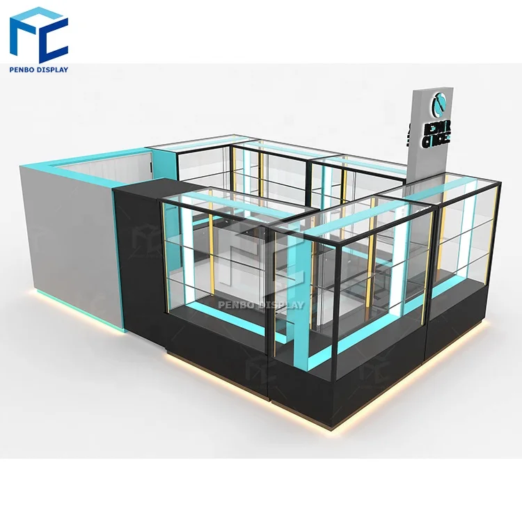 Modern Mobile Phone Shop Interior Design Electronic Display Stand Cabinet Table For Phone Accessories Display shop