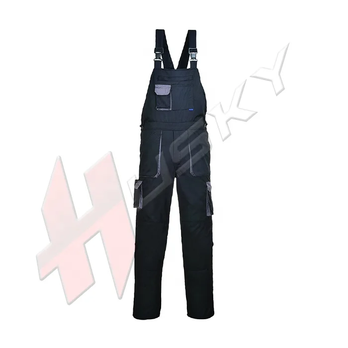 OEM worker Bib Pant uniform men safety work wear overall 100% Cotton Overall /safety uniform for workers