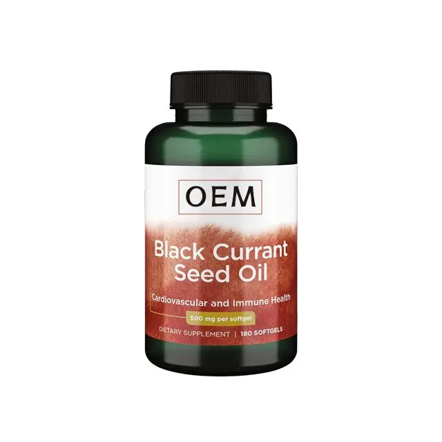 Black Currant Seed Oil Herbal Supplement Immune System & Heart Health Support, Natural Joint Health Formula OEM/ODM