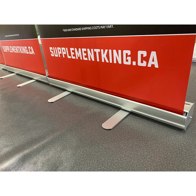 Quality Portable Aluminium Roll up Banner Stand Tear-Resistant and Printed for Display and Advertising