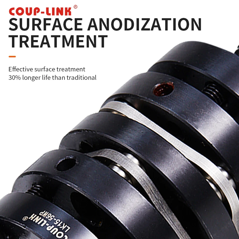 Coup-Link Shaft Coupling Methods Stainless Steel Plate Flexible Disc Spring Coupling Lk15-80