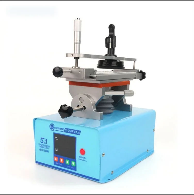 S-918F PLUS 5 in 1 Edge Screen Separator For Separating Edge S6,S7,S6+ S8 S8plus Edge Touch Screen Separator Machine