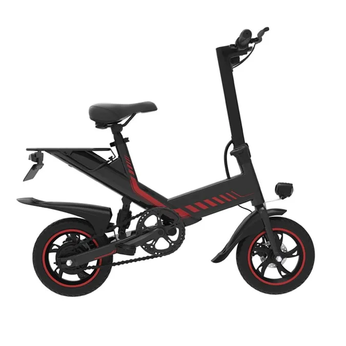 
14 inc6061 aluminum alloyh 6061 aluminum alloy 7.5ah lithium battery folding electric bicycle all in one wheel set 