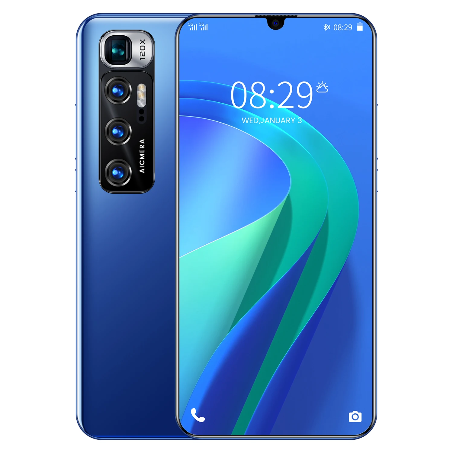  M11pro 7 2 дюймов 12 + 512GB Android смартфон со знаком бесконечности с открытой пяткой и круглым экран мобильного телефона двойной sim-беспроводной доступ в Интернет камера GPS 5G чехол