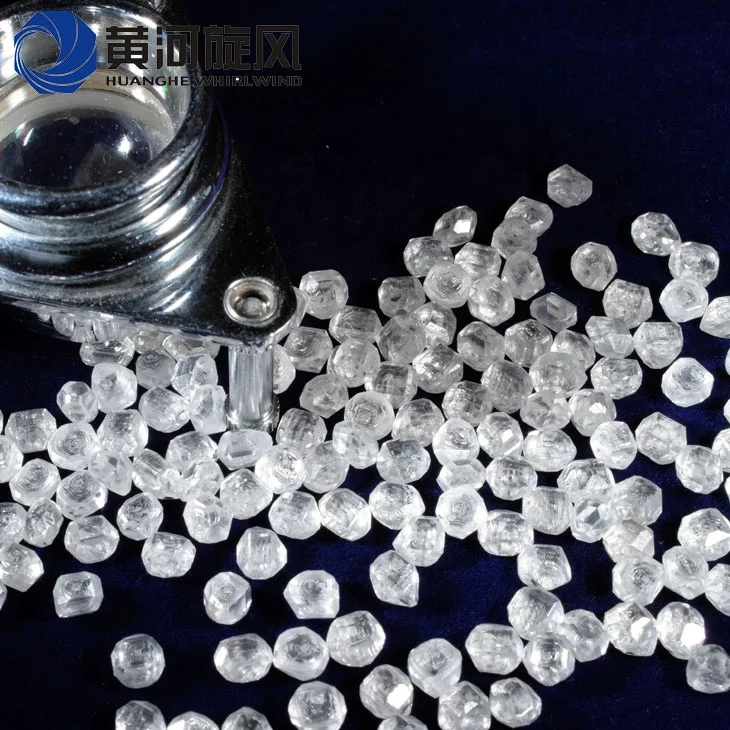Polished lab cultured diamonds cultivated hpht synthetic diamond HENAN HUANGHE WHIRLWIND