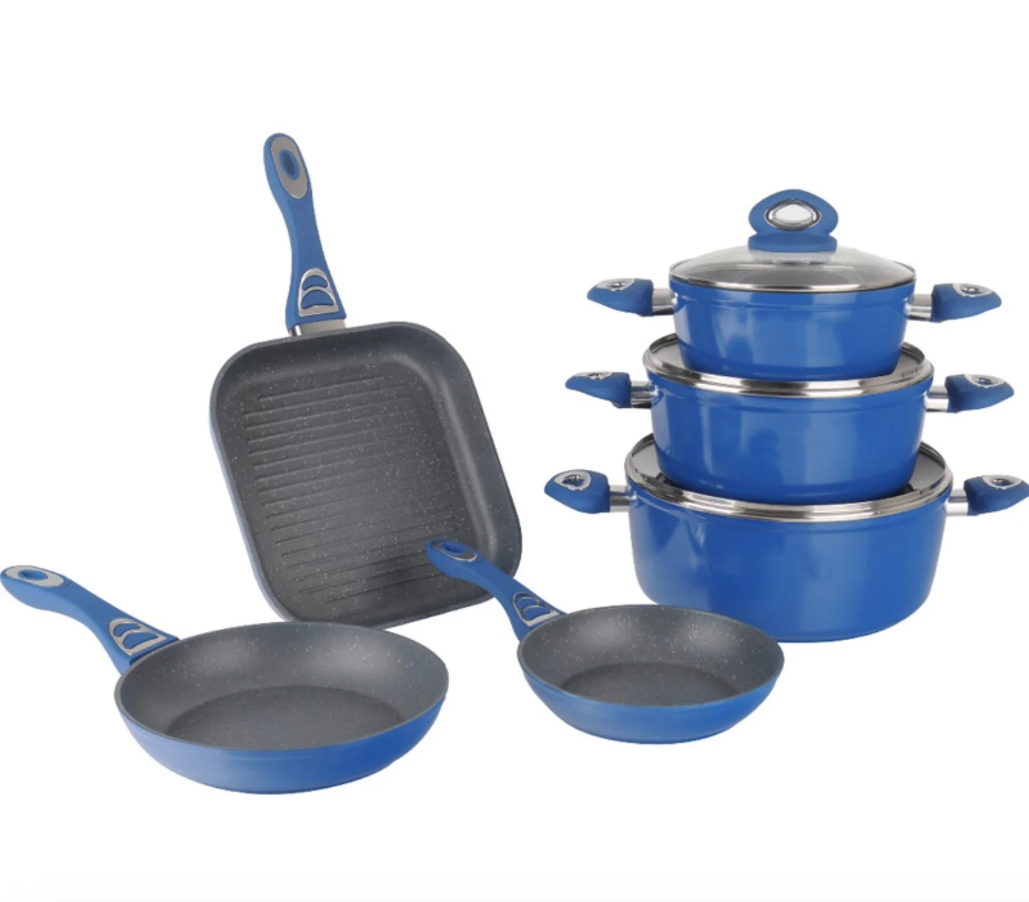 Nonstick Cookware Pots and Pans Set,Kitchenware set with Frying Pan