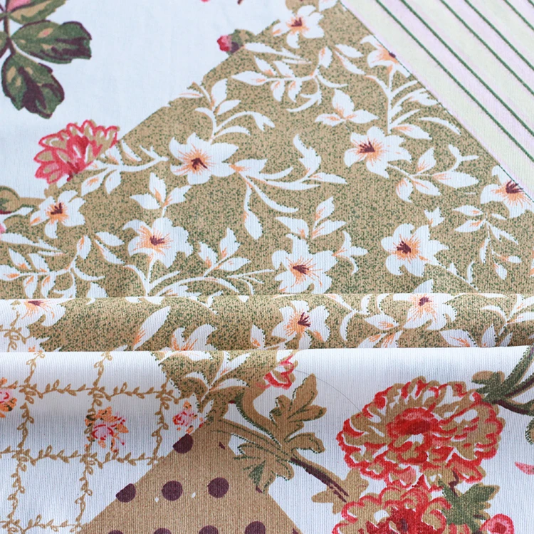 Polyester bed sheet fabric home textile