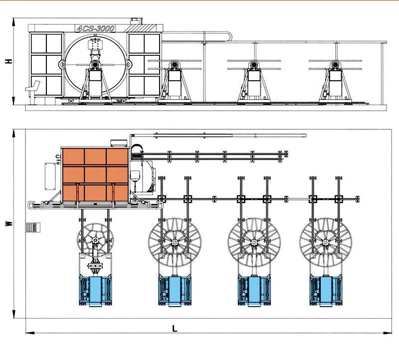 Полностью автоматическая машина для производства пустотелых пластиковых кресел shuttler с несколькими ручками