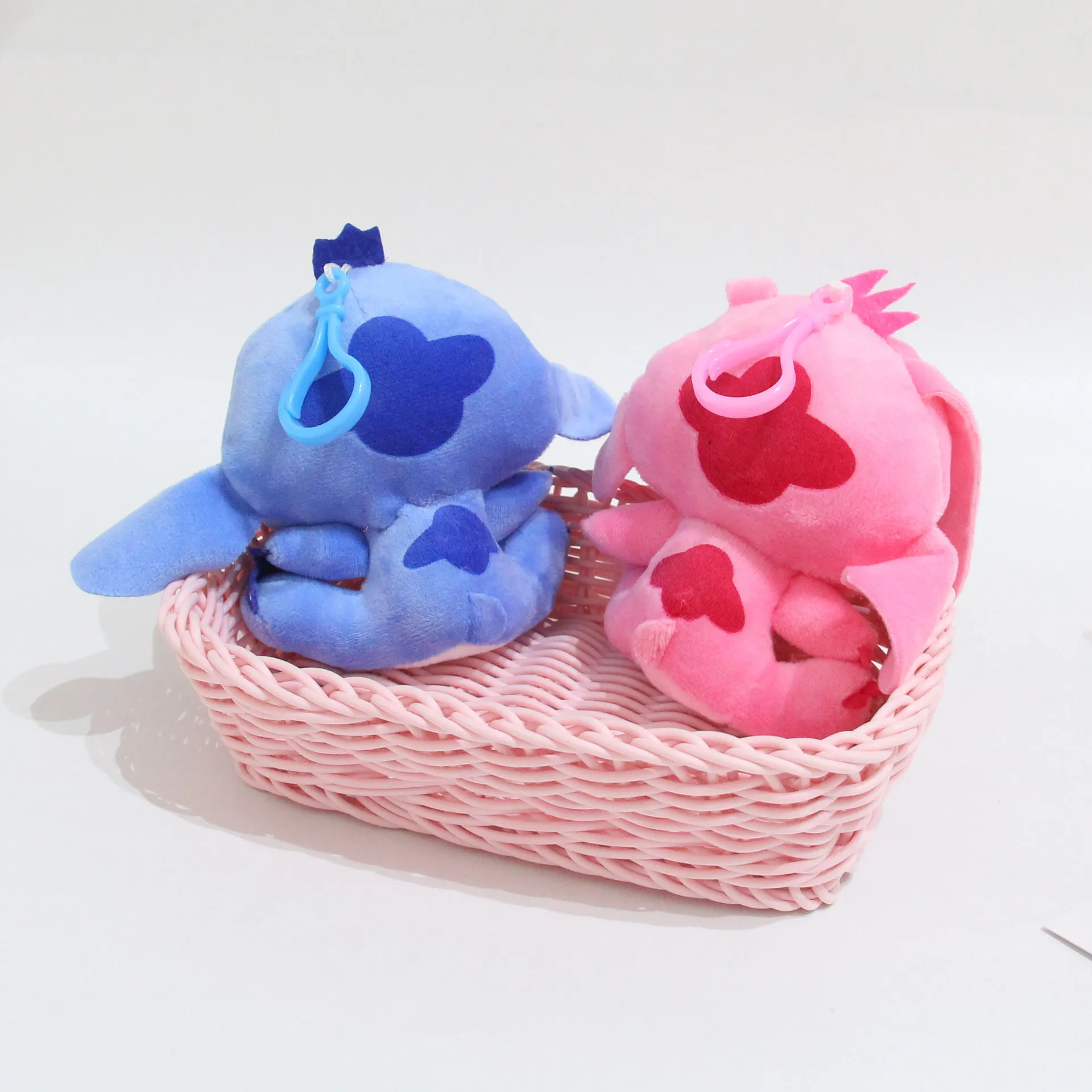 2022 New Kawaii Stitch Plush Doll 12cm Toys Anime Lilo and Stitch Plush Toys for Kids gifts