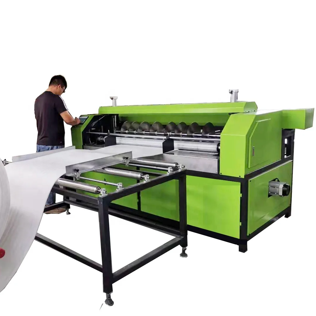 auto epe foam board sheet mat cross cut cutting machine