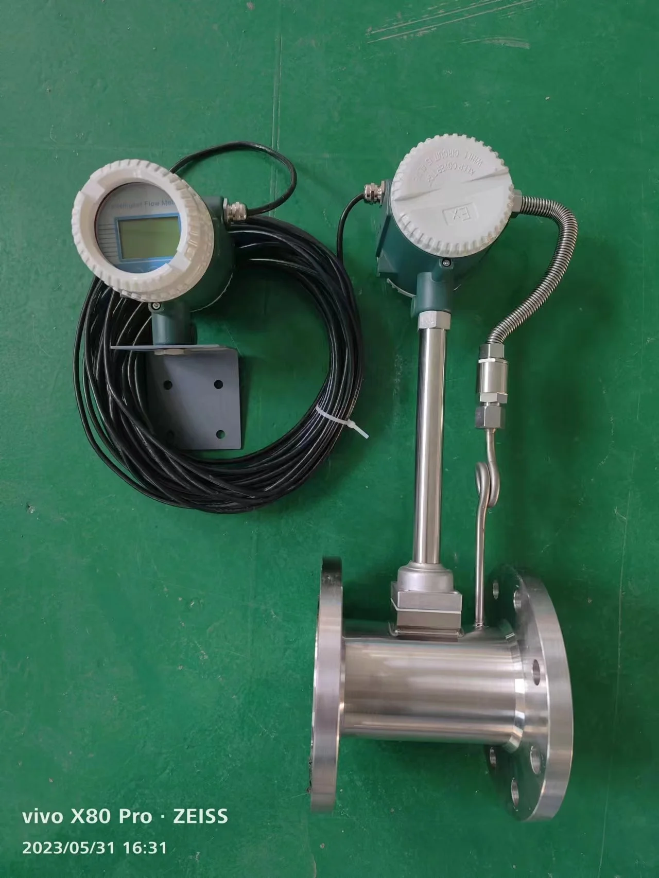Clamp on/Thread/Flange Connection Steam Gas High Pressure Vortex Flowmeter