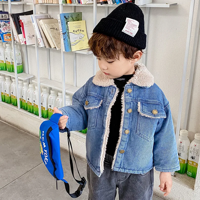 Baby Denim Jacket Toddler Coats kids Splice Outerwear Clothing in bulk Spring summer Children Sport Clothes Kid Boy Jean Jacket