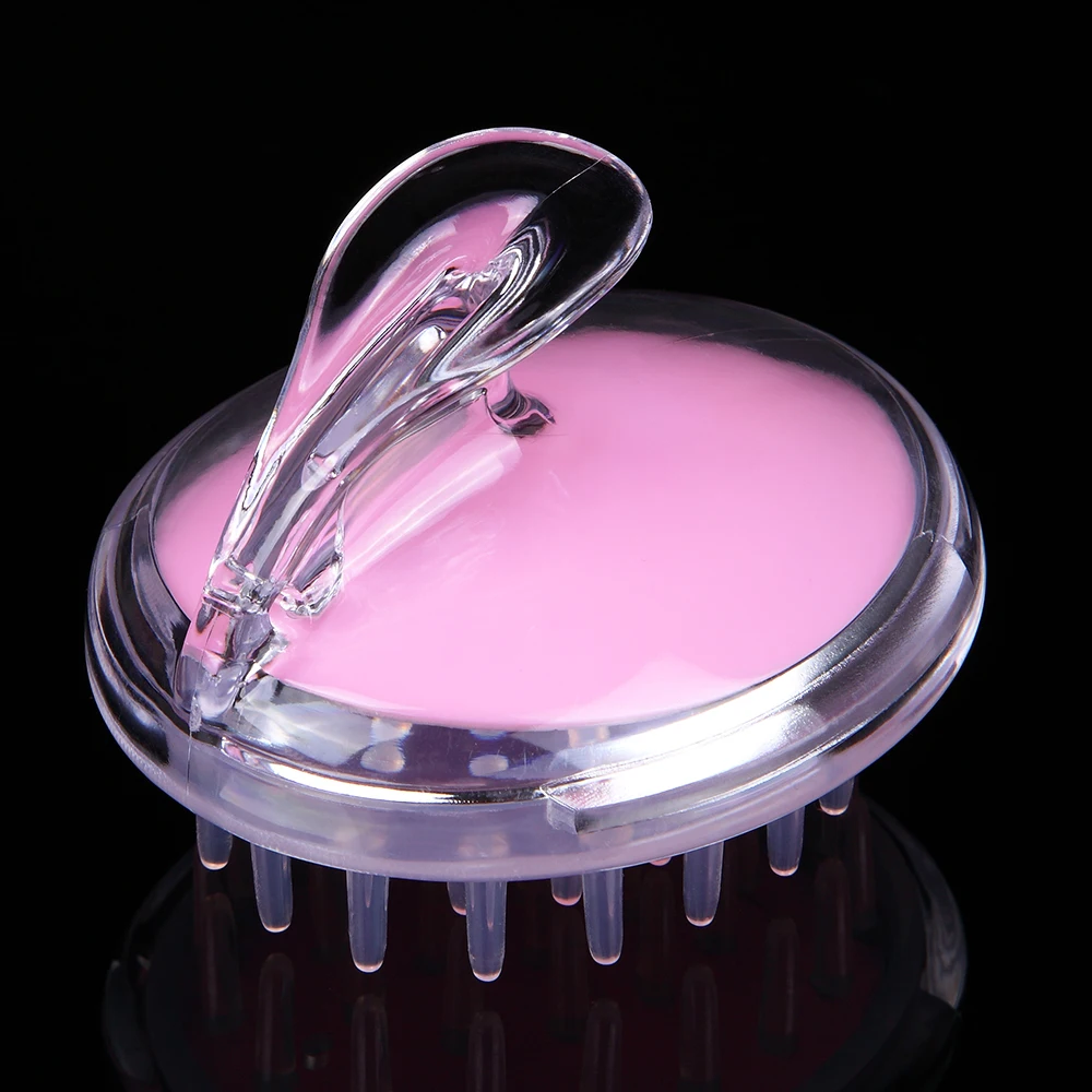Factory direct sale Transparent shampoo brush Silica gel massage brush hair scalp massage shampoo brush Hot sale pro