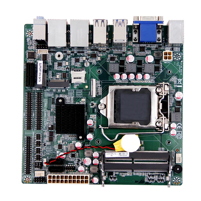 OEM LGA1151 Series Motherboard With WIFI for 3G/4G For Financial Self-service and Industrial Device Manufacture in China