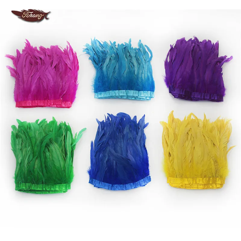 Wholesale Cheap Hot Pink 10-12inch Rooster Tail Feather Trimming