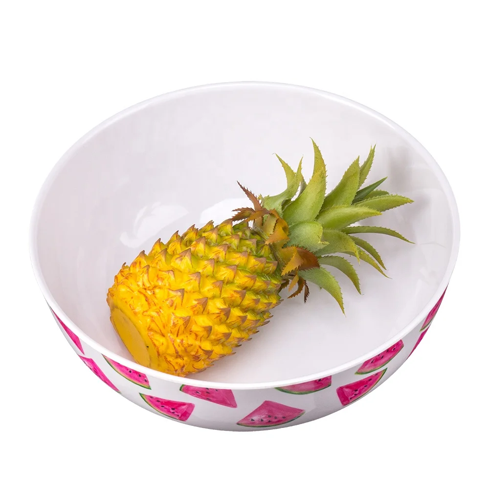 Latest Design Custom Melamine Plastic Salad Bowl Large Snacks Bowl
