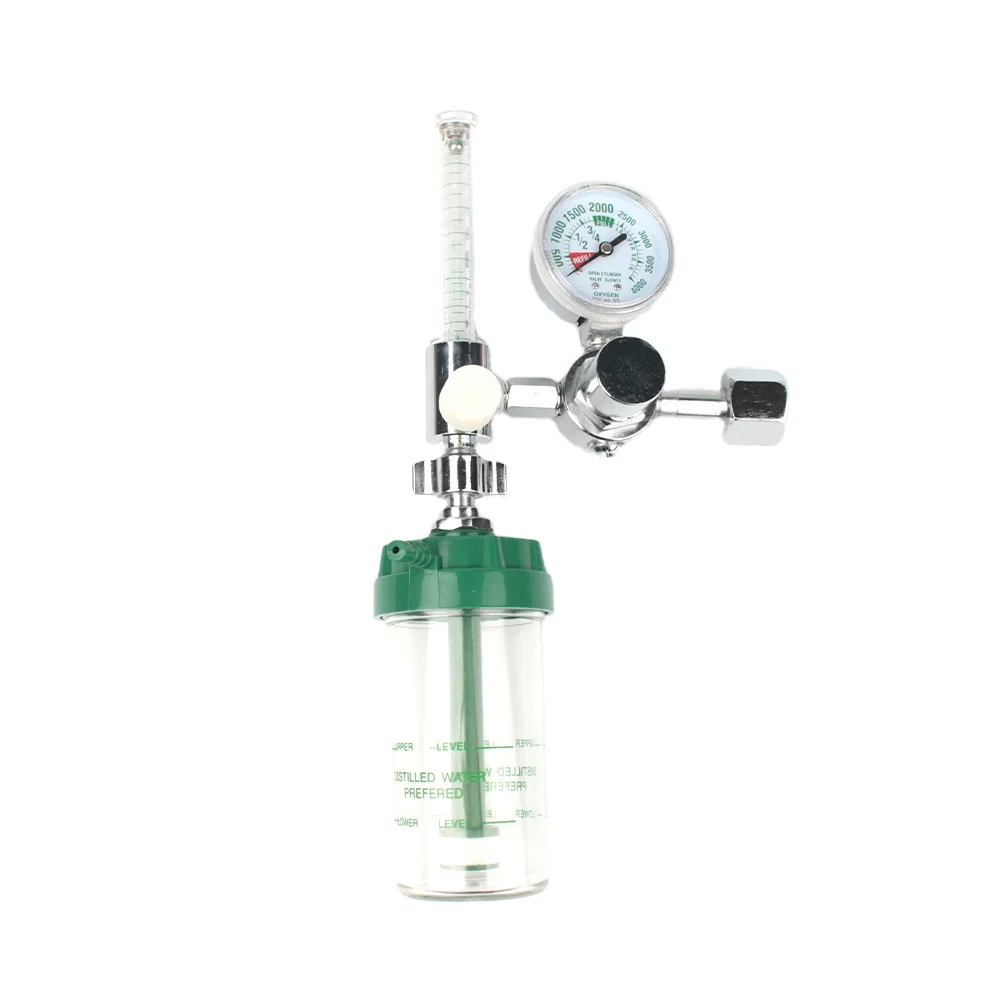 Good quality cylinders usage medical gas gauge meter manometer oxygen pressure oxygen regulator for hospital