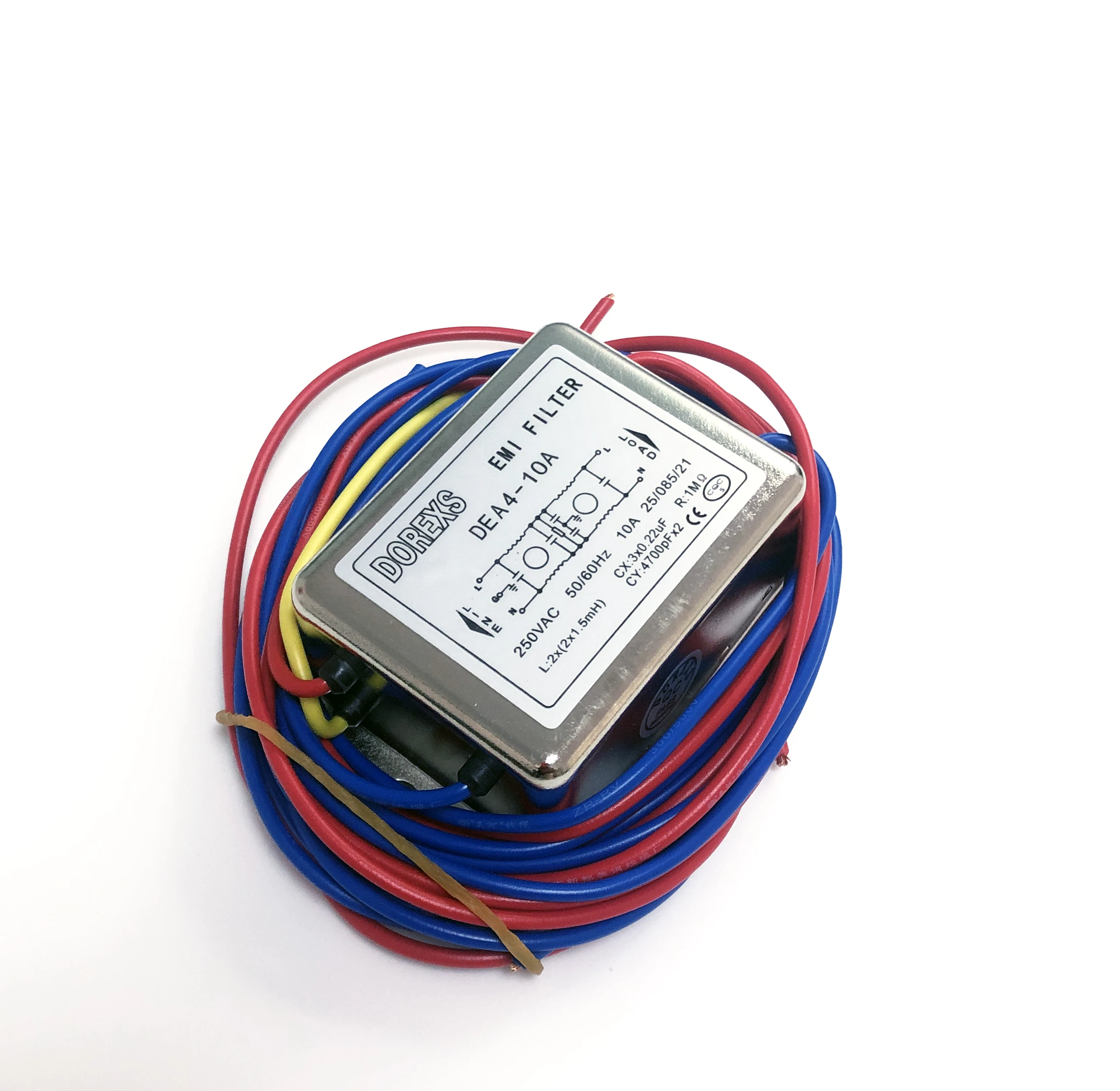  Фильтры EMI однофазные фильтры переменного тока медицинский фильтр Power Line 3A 6A 10A 16A