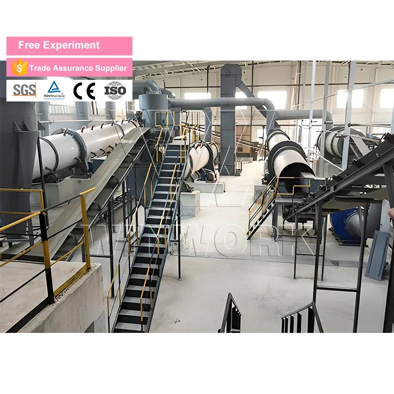 WINWORK DAP Fertilizer Rotary Drum Fertilizer Granular Production Line