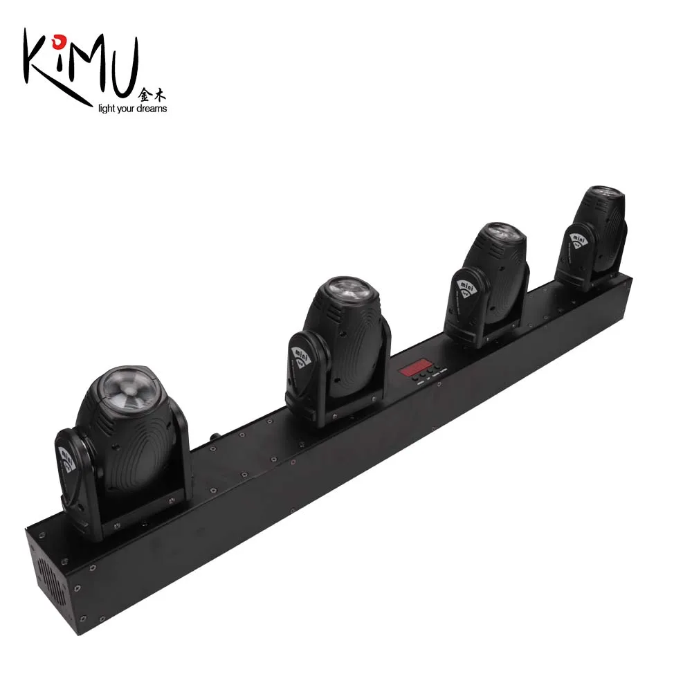 4pcs*10W RGBW 4in1 Led Moving Head Disco Beam Light For Dj Disco Stage Lighting