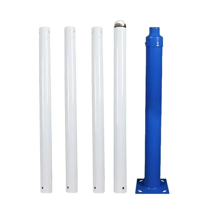 Customized Length Split Detachable Replacement Solar Street Light Pole Segmented Outdoor Steel Iron Light Pole