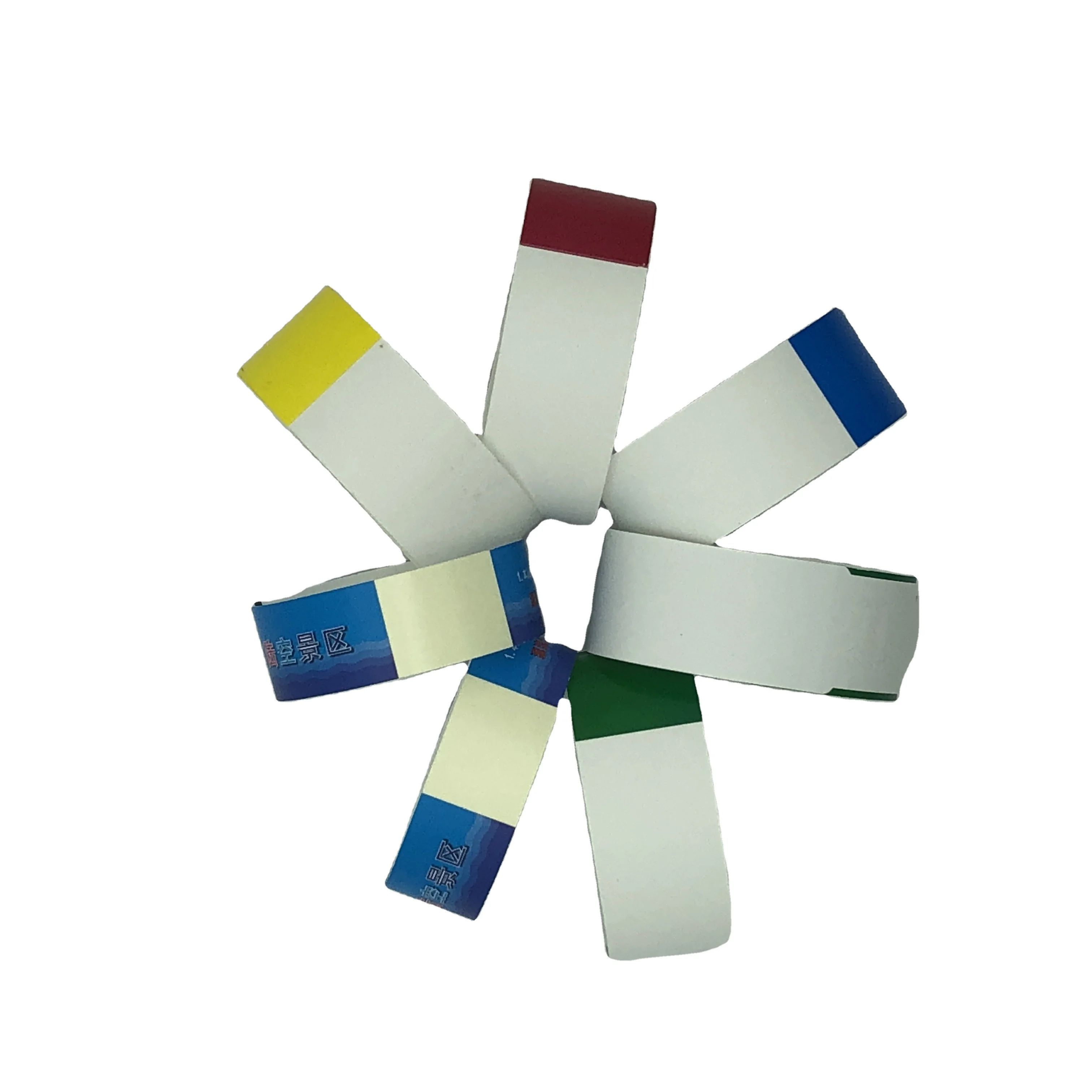 13.56mhz access control card nfc disposable wristband printable one time use tyvek  bracelet manufacturer