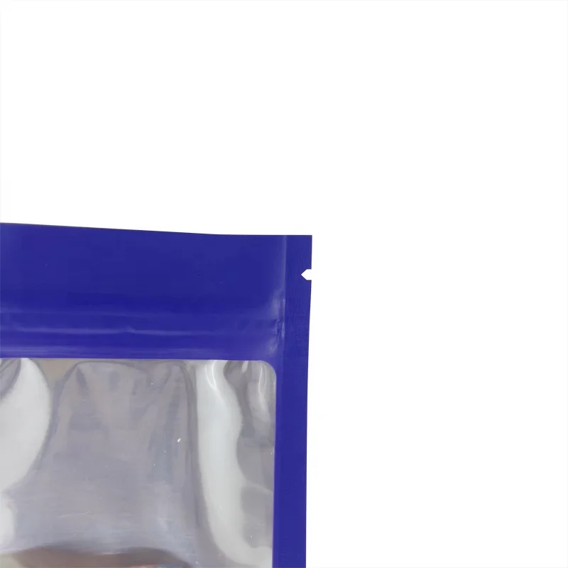 7x9cm 1g Matte Colors Zip Lock Bag With Clear Window Frosted Plastic Small Pouches Packaging 9 Colors