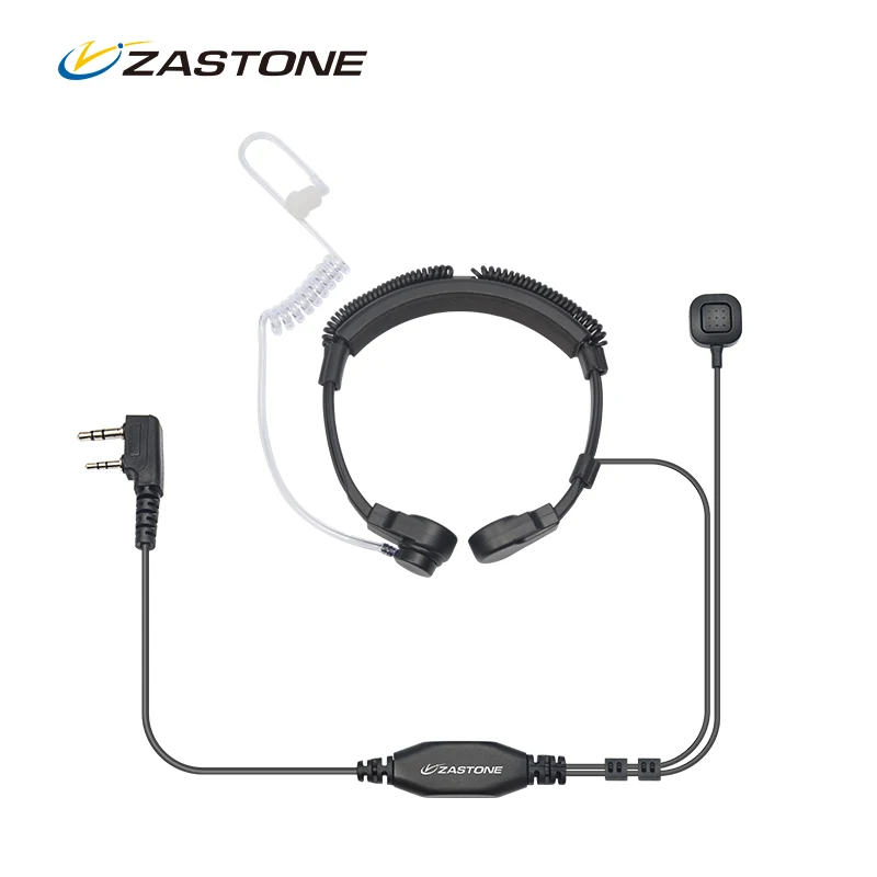 Zastone гарнитура наушник воздуха Акустическая трубка 2 Pin PPT наушники для Baofeng UV5R Zastone V8 X6 KD-C1 иди и болтай Walkie Talkie “иди и микрофон