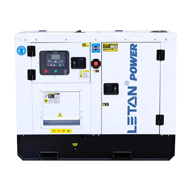 LETON power Weichai 1500/1800rpm 16kw silent 20kva diesel generator 50/60hz three/single phase diesel generator soundproof