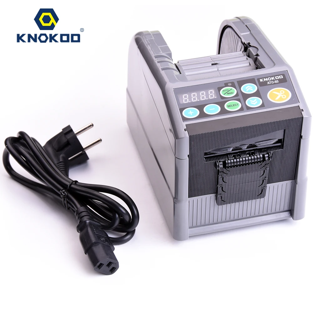 KNOKOO ATD-60 Automatic Tape Tape Cutter Dispenser for 6-60mm width Tape