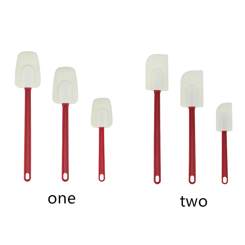 
Hot selling Baking utensils butter scraper 3 sets silicone scraper heat resistant silicone butter kitchen scraper 