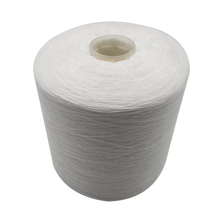 Spun Polyester 20/4 with Fiber 1.2D*38mm Bulky Yarn
