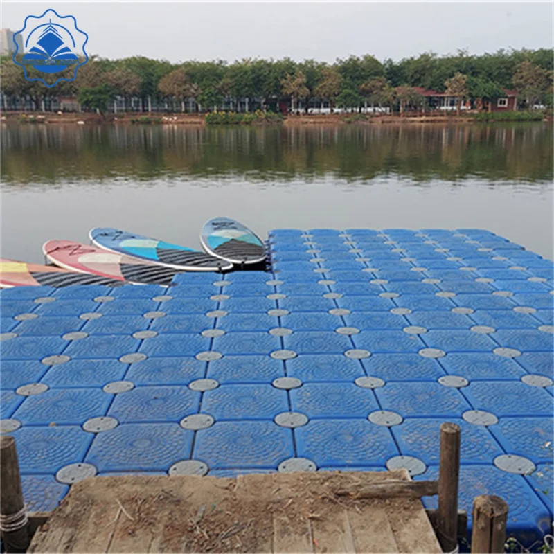 Manufacturing HDPE Rotomolded Floating Structure Pontoon Dock Jetties Jet Ski Float Dock