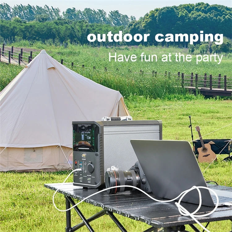 Solar Powered Generator 1500W LiFePO4 Home Solar Energy System Battery Portable Power Station For Europe